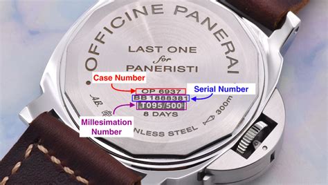 panerai reference numbers|panerai serial number identification.